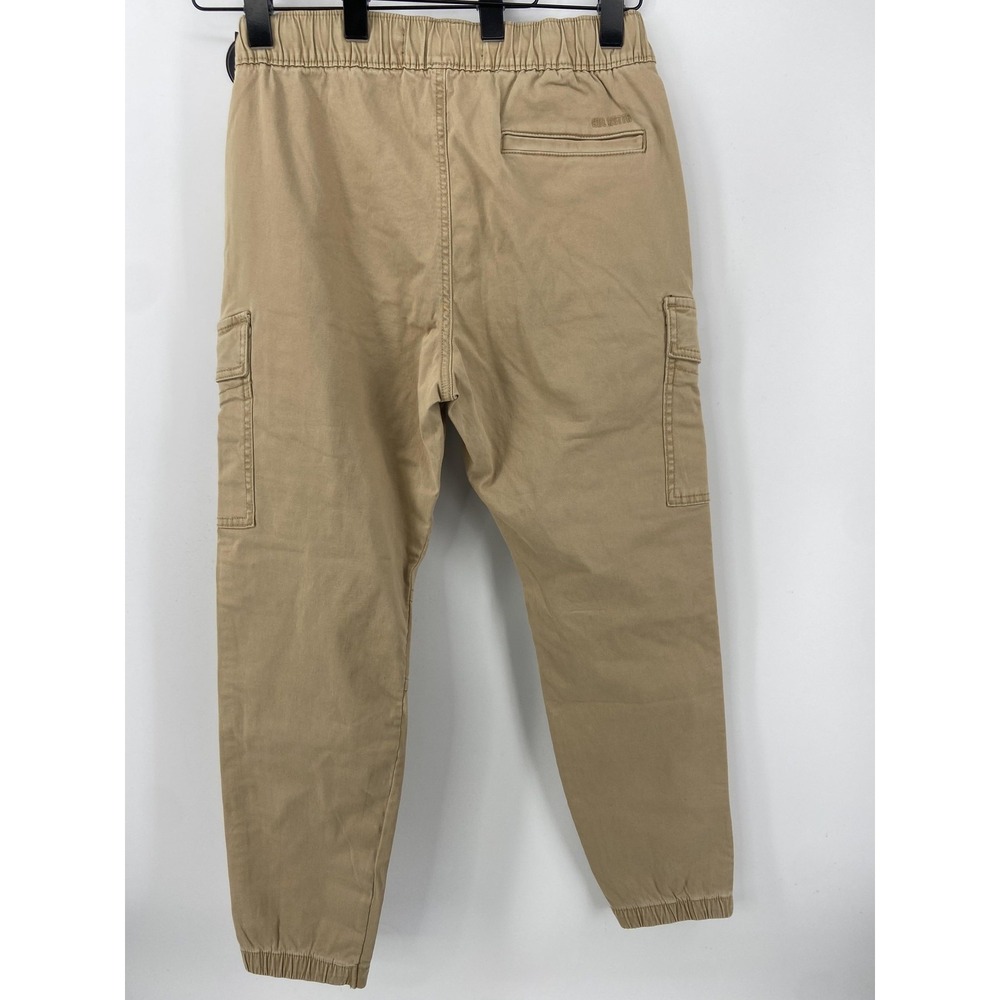 Hollister Pants Mens Small Tan Relaxed Jogger Advanced Stretch Cargo Casual - Picture 2 of 11